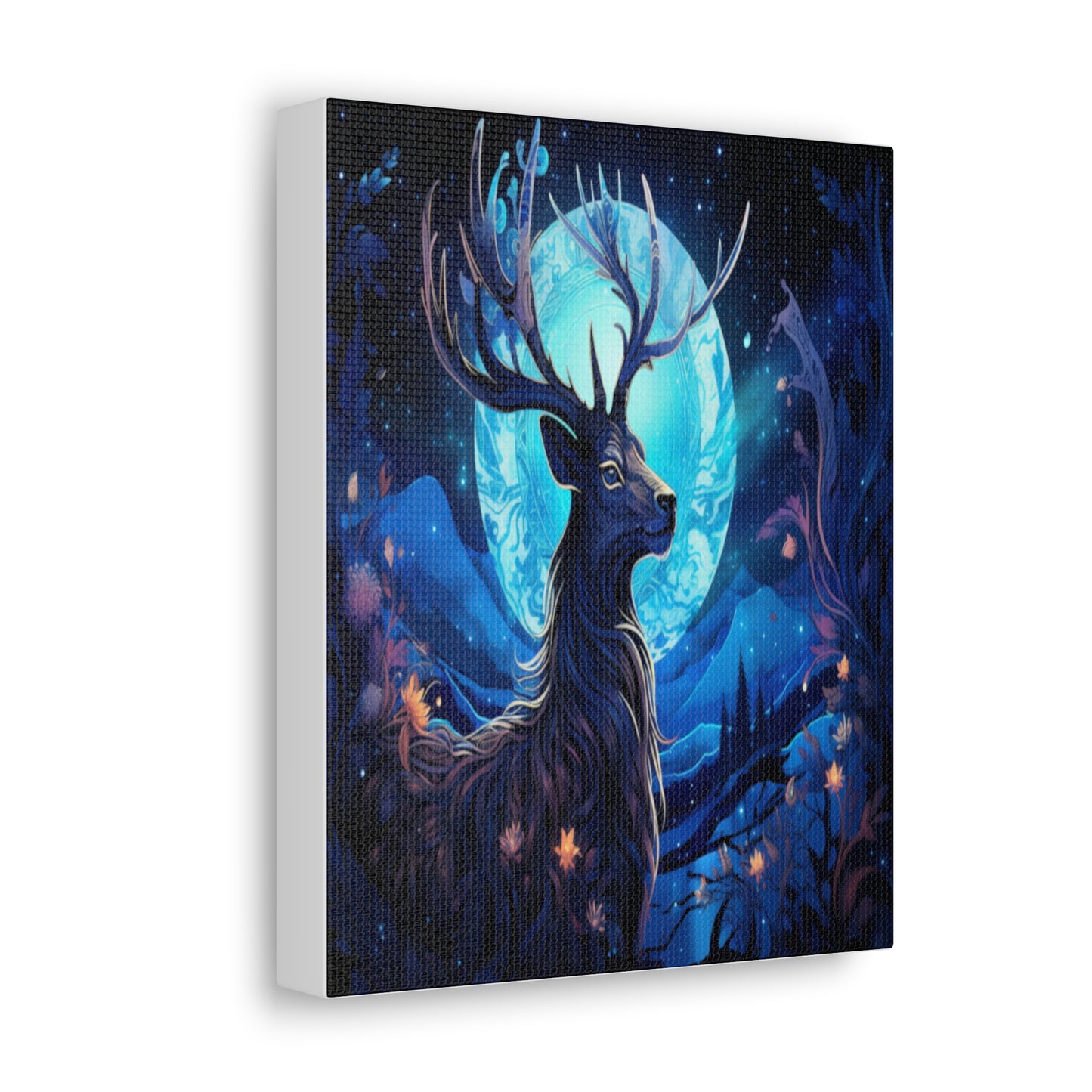 Lunar Majesty Deer Canvas Gallery Wraps MysMuse - Premium Canvas from Printify - Just $16.99! Shop now at Mysterious Muse