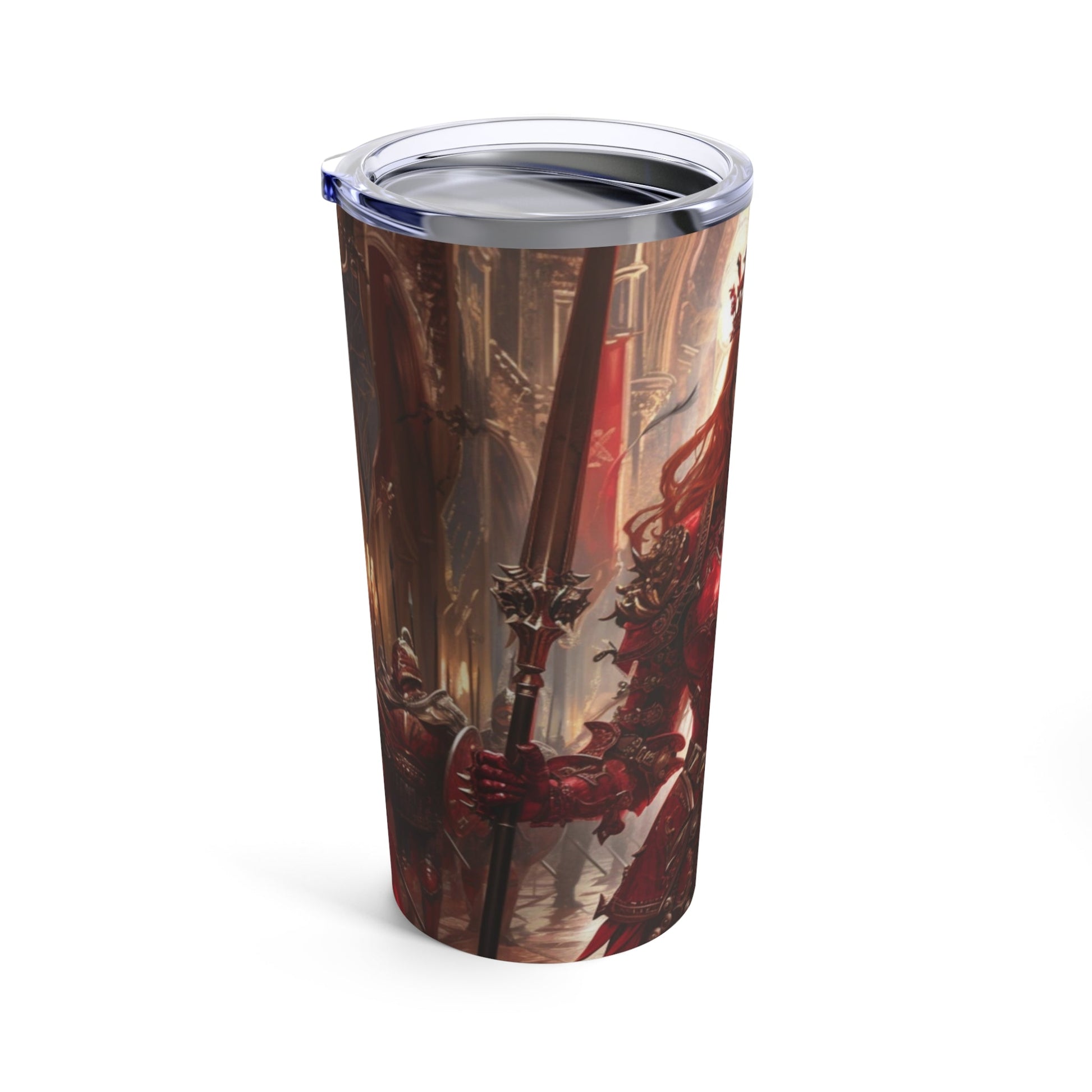 Crimson Valkyrie Queen Steel Tumbler Drinkware MysMuse - Premium Tumbler from MysMuse - Just $37.95! Shop now at Mysterious Muse