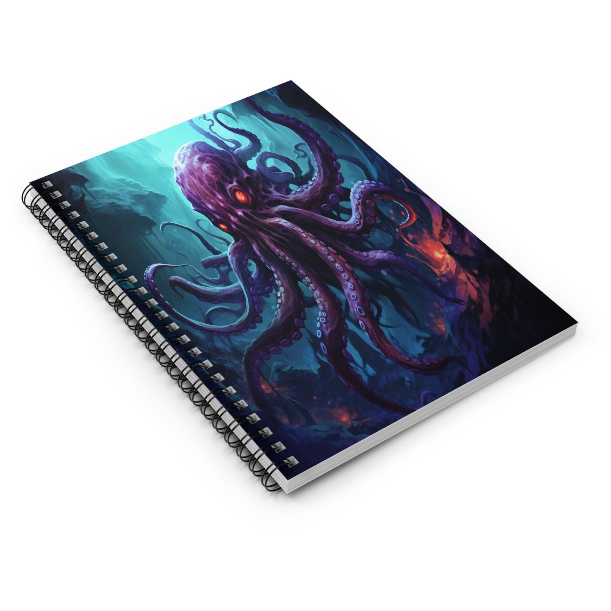 Abyssal Kraken Spiral Notebook MysMuse - Premium Spiral Notebook from MysMuse - Just $14.99! Shop now at Mysterious Muse