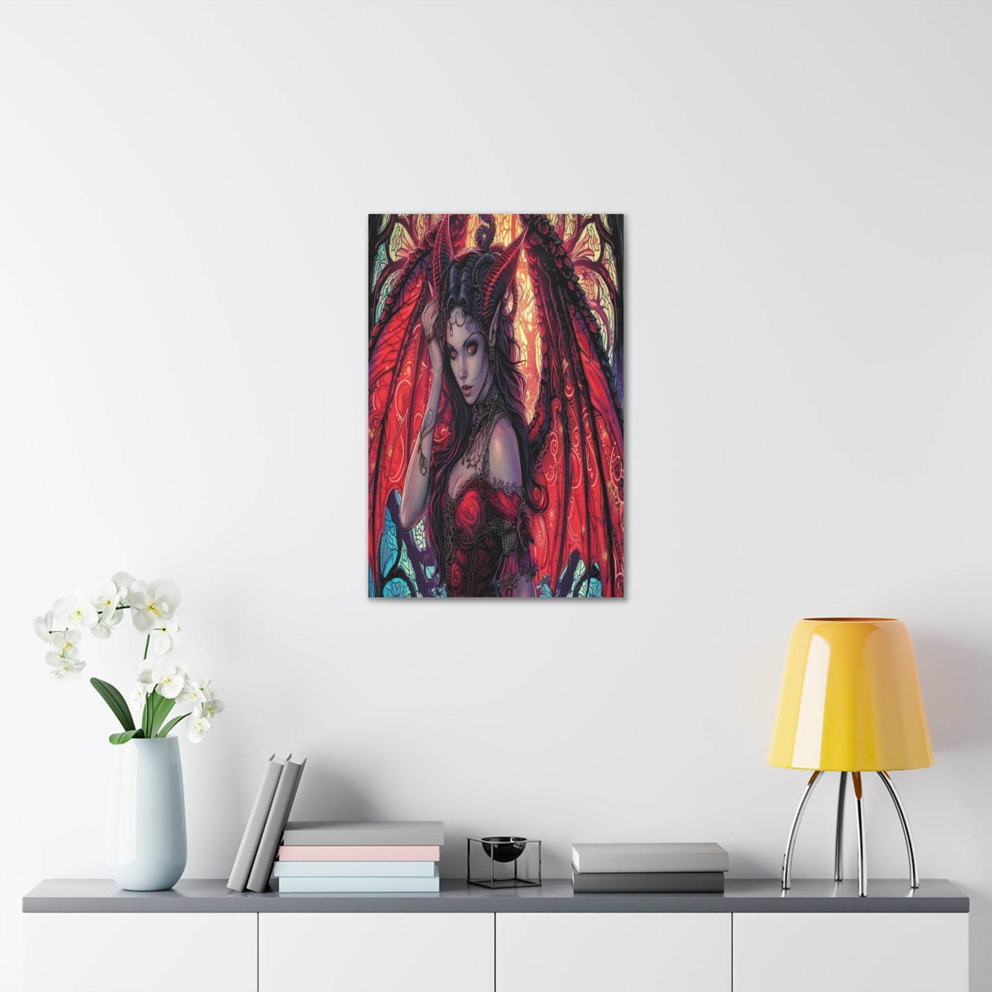 Scarlet Succubus Canvas Gallery Wraps MysMuse - Premium Canvas Gallery Wraps from MysMuse - Just $16.99! Shop now at Mysterious Muse