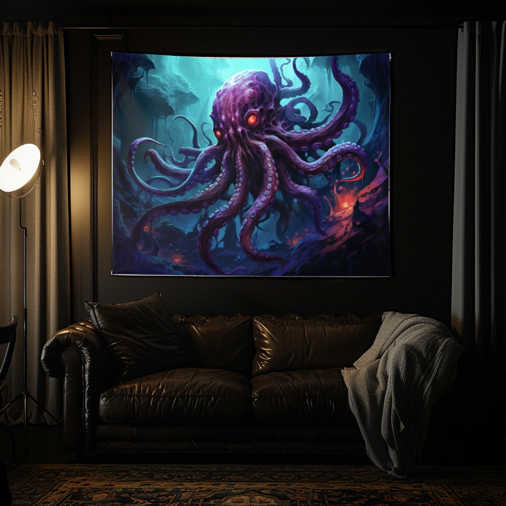 Abyssal Kraken Hanging Wall Tapestries MysMuse - Premium Hanging Wall Tapestries from MysMuse - Just $25.99! Shop now at Mysterious Muse