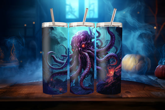 Abyssal Kraken Steel Tumbler Drinkware MysMuse - Premium Tumbler from MysMuse - Just $37.95! Shop now at Mysterious Muse