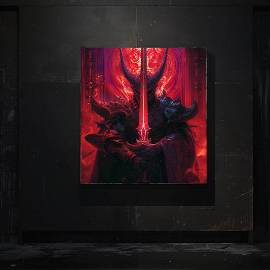 Abyssal Sentinel Canvas Gallery Wraps MysMuse - Premium Canvas from Printify - Just $16.99! Shop now at Mysterious Muse