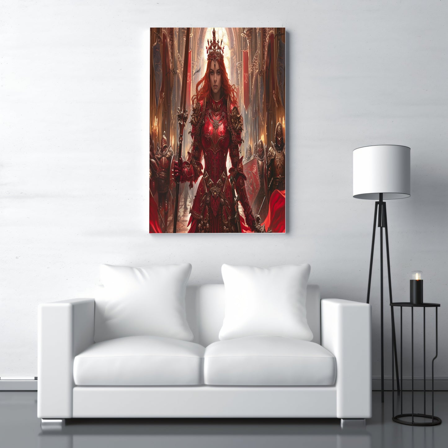 Crimson Valkyrie Queen Canvas Gallery Wraps MysMuse - Premium Canvas Gallery Wraps from MysMuse - Just $16.99! Shop now at Mysterious Muse