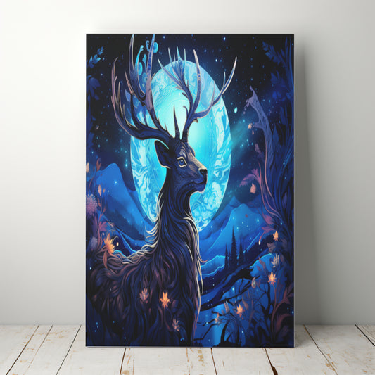 Lunar Majesty Deer Canvas Gallery Wraps MysMuse - Premium Canvas Gallery Wraps from MysMuse - Just $16.99! Shop now at Mysterious Muse