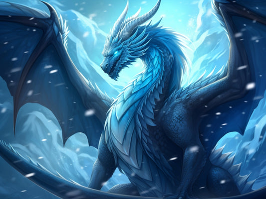 Now Available - Blue Frost Dragon Design