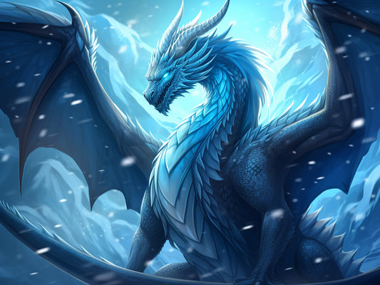 Blue Frost Dragon Design