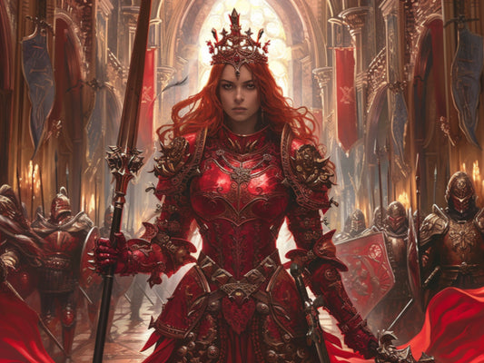 Crimson Valkyrie Queen Design