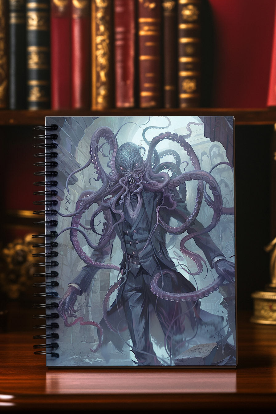 Mindflayer Tyrant Spiral Notebook MysMuse - Premium Spiral Notebook from MysMuse - Just $14.99! Shop now at Mysterious Muse