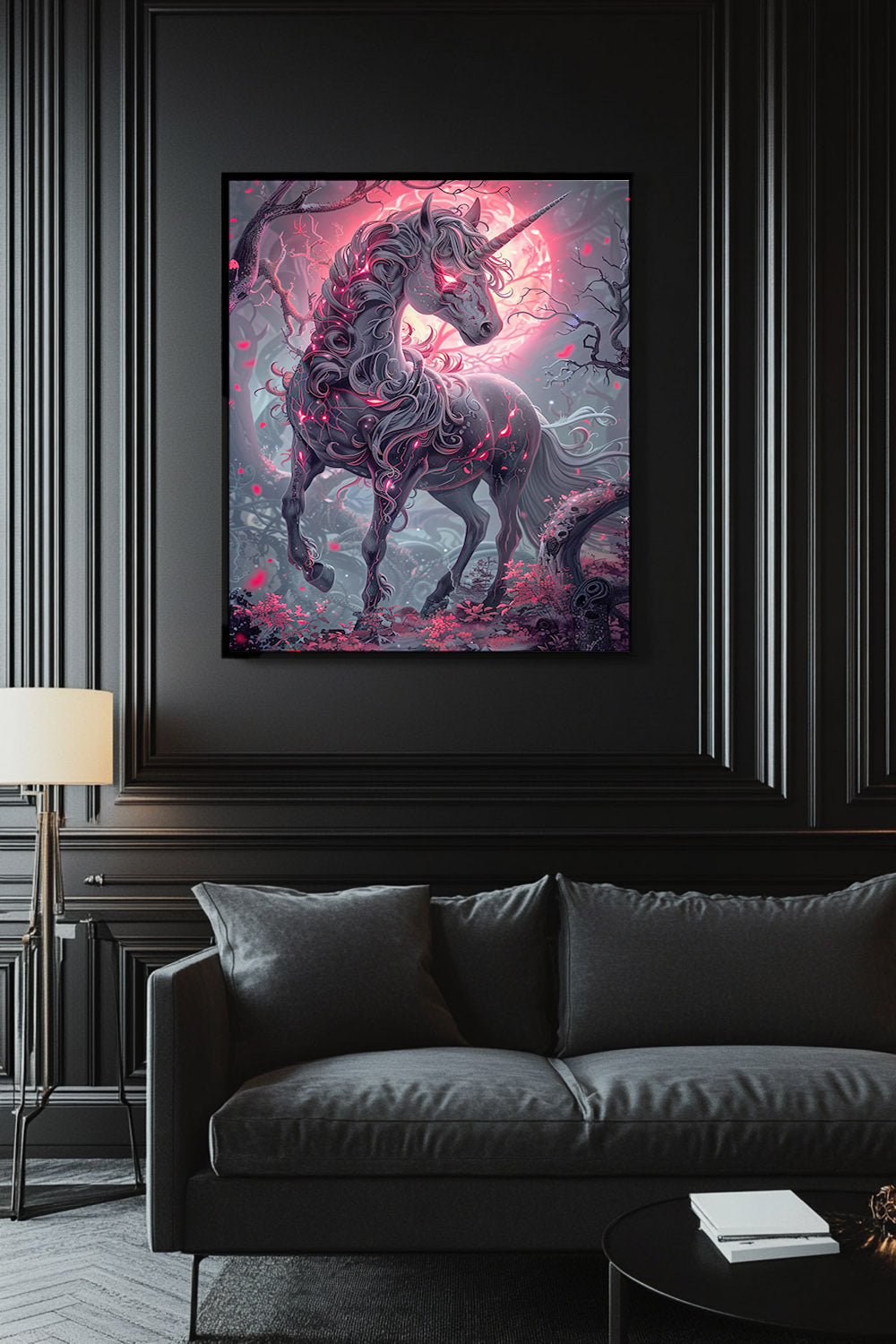 Nightmare Unicorn Matte Vertical Posters MysMuse. - Premium Matte Vertical Posters from MysMuse - Just $16.95! Shop now at Mysterious Muse