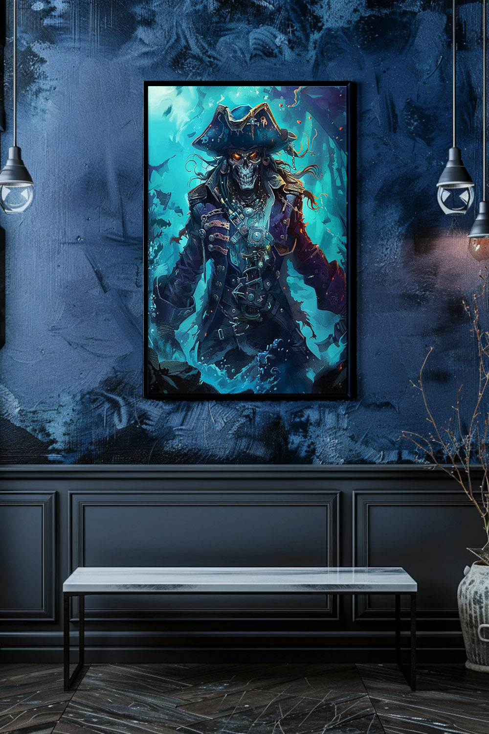 Captain of the Damned Matte Vertical Posters MysMuse. - Premium Matte Vertical Posters from MysMuse - Just $16.95! Shop now at Mysterious Muse