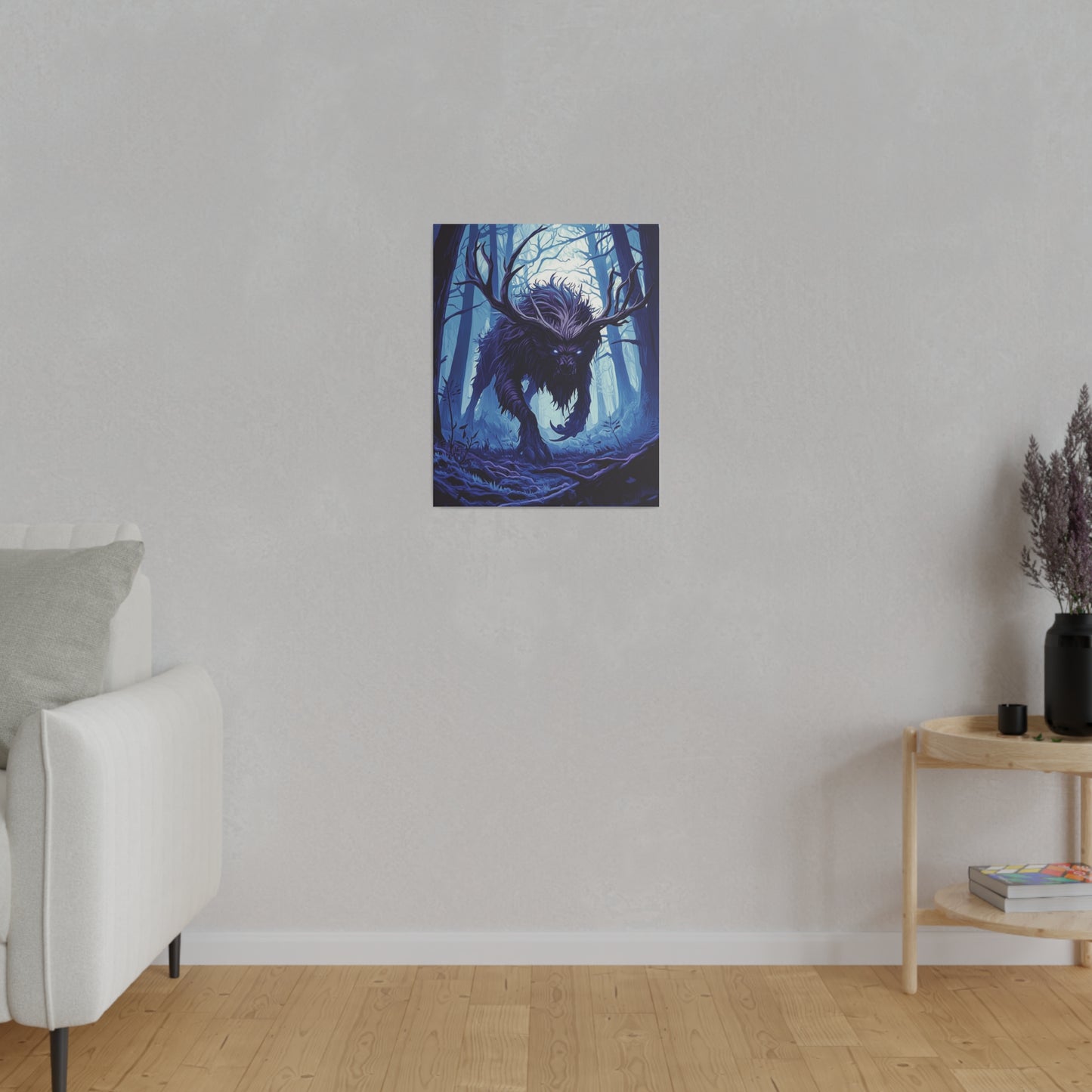 Ebonwood Shadowbeast Matte Canvas Prints MysMuse - Premium Matte Canvas Prints from MysMuse - Just $41.99! Shop now at Mysterious Muse