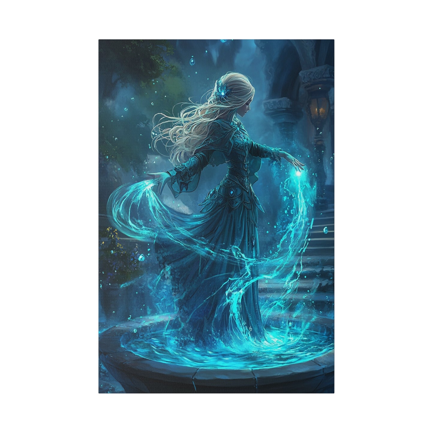 Tidecaller Enchantress Matte Canvas Prints MysMuse - Premium Matte Canvas Prints from MysMuse - Just $41.99! Shop now at Mysterious Muse