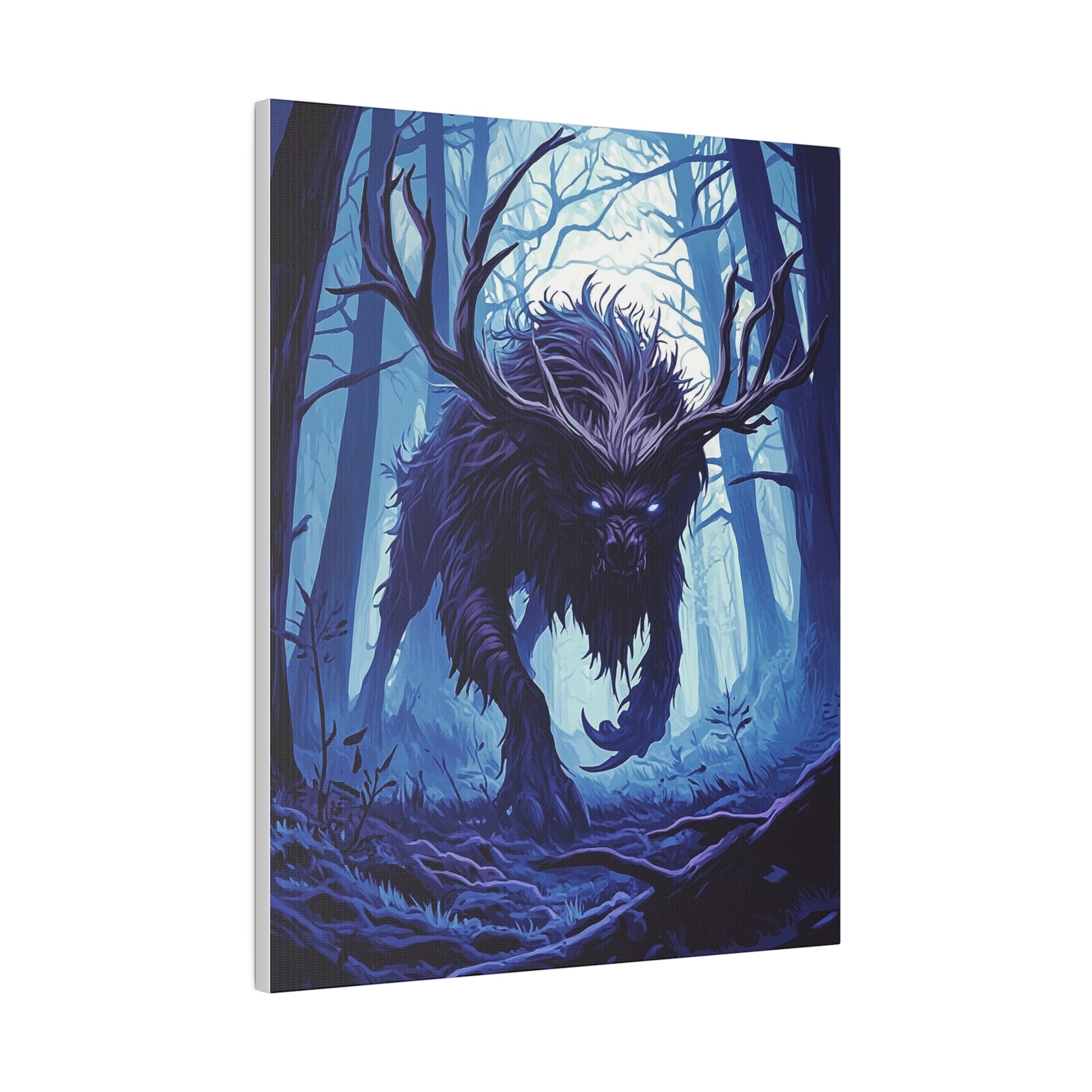 Ebonwood Shadowbeast Matte Canvas Prints MysMuse - Premium Matte Canvas Prints from MysMuse - Just $41.99! Shop now at Mysterious Muse