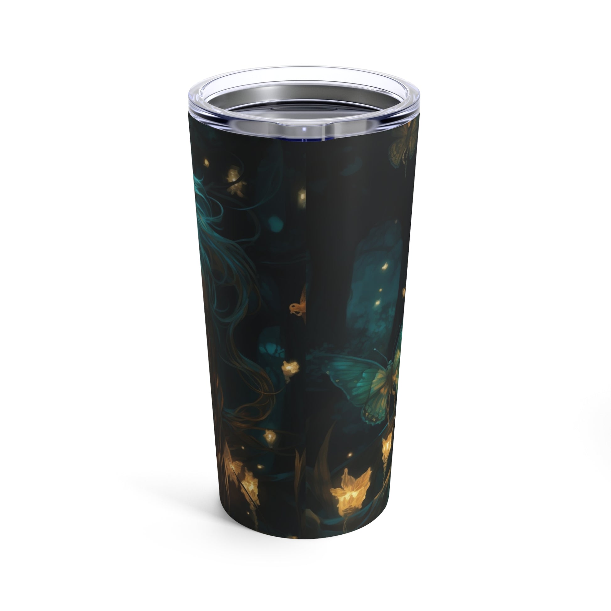 Emerald Glade Enchantress Steel Tumbler Drinkware MysMuse - Premium Tumbler from MysMuse - Just $37.95! Shop now at Mysterious Muse