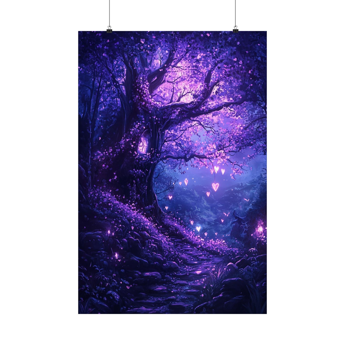 Luminary Hearts Path Matte Vertical Posters MysMuse. - Premium Matte Vertical Posters from MysMuse - Just $16.95! Shop now at Mysterious Muse