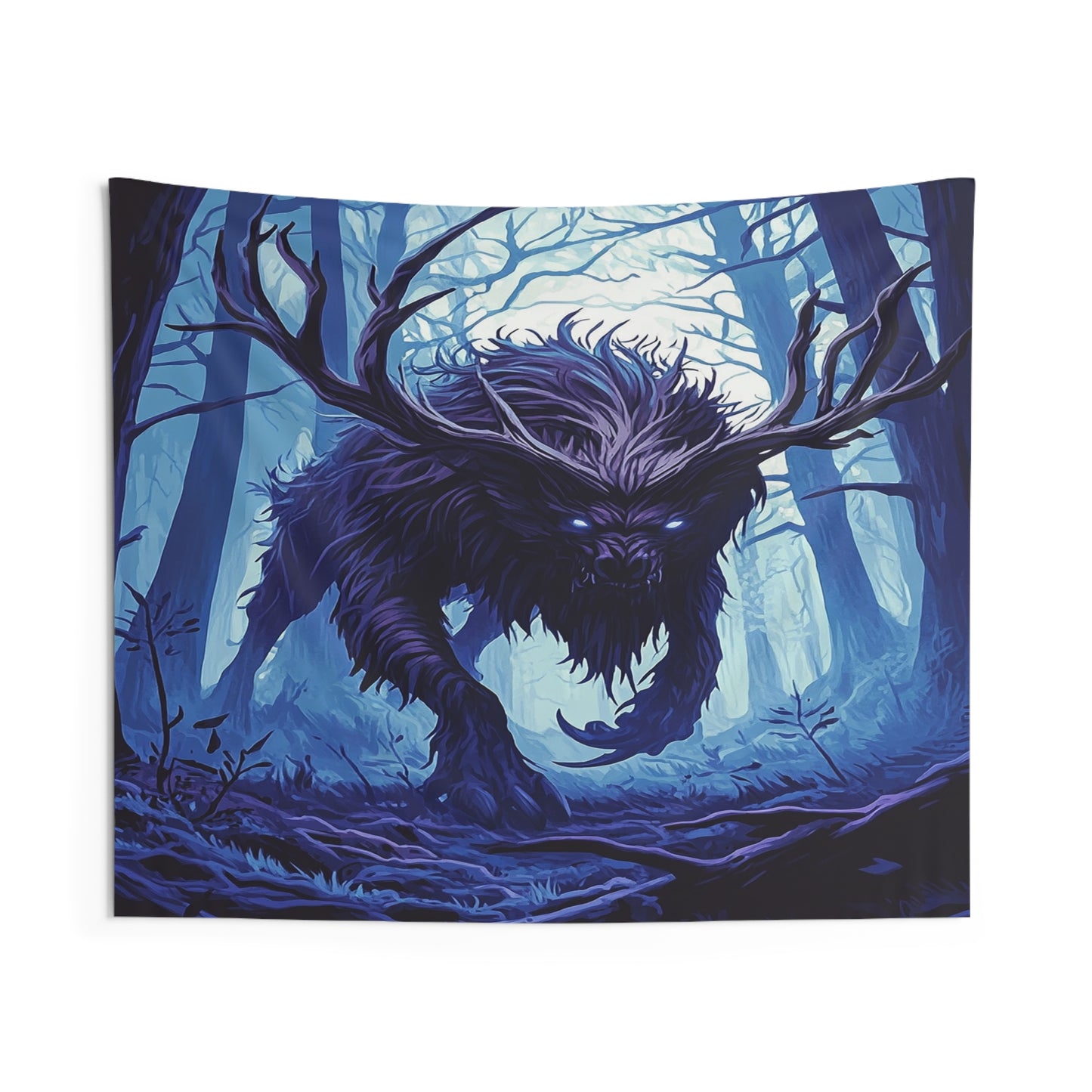 Ebonwood Shadowbeast Decorative Wall Tapestry MysMuse - Premium Decorative Wall Tapestry from MysMuse - Just $26.99! Shop now at Mysterious Muse