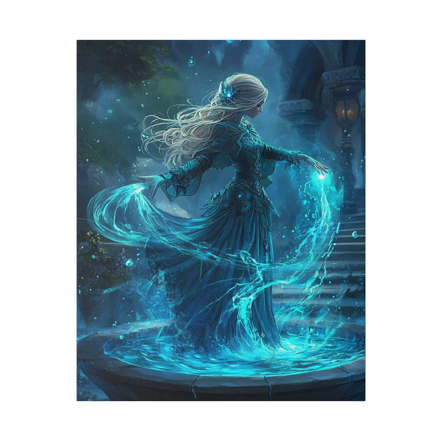 Tidecaller Enchantress Matte Canvas Prints MysMuse - Premium Matte Canvas Prints from MysMuse - Just $41.99! Shop now at Mysterious Muse