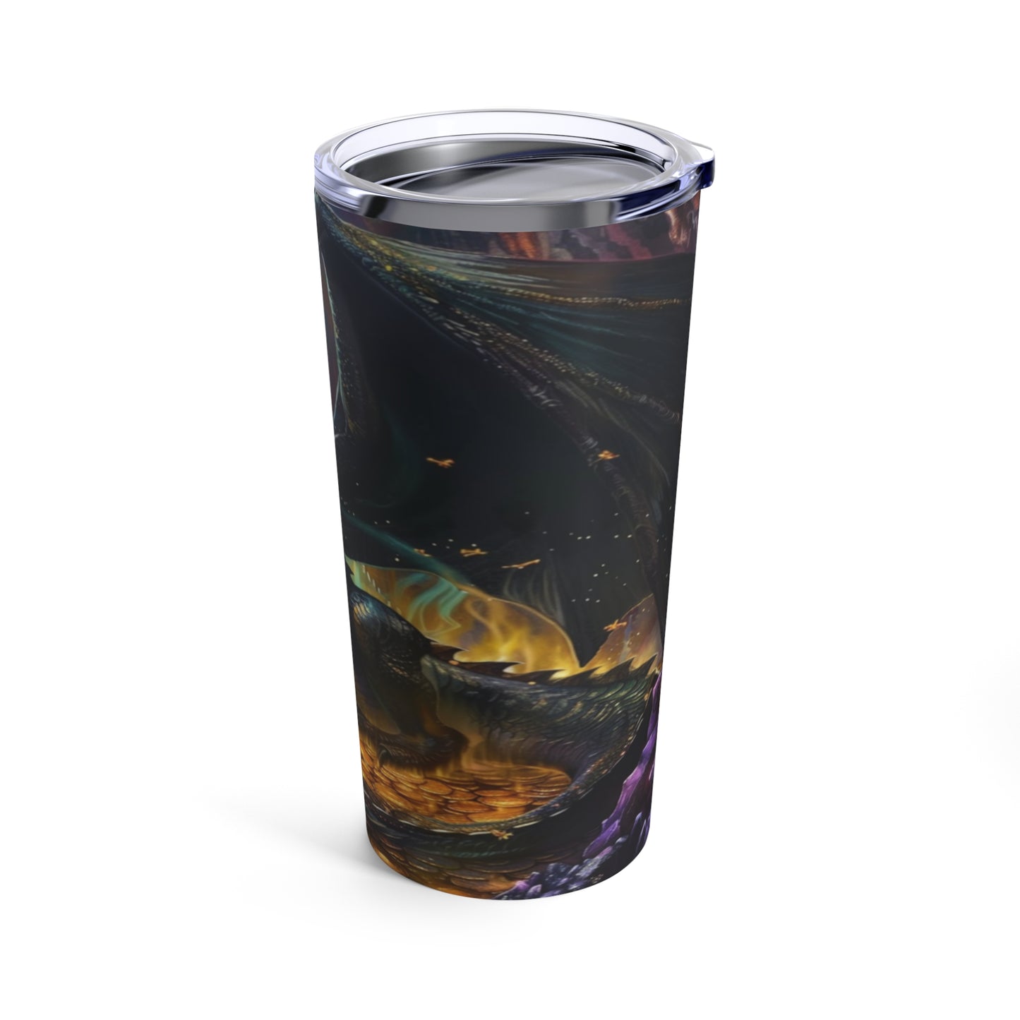 Black Dragon’s Treasure Steel Tumbler Drinkware MysMuse - Premium Tumbler from MysMuse - Just $37.95! Shop now at Mysterious Muse