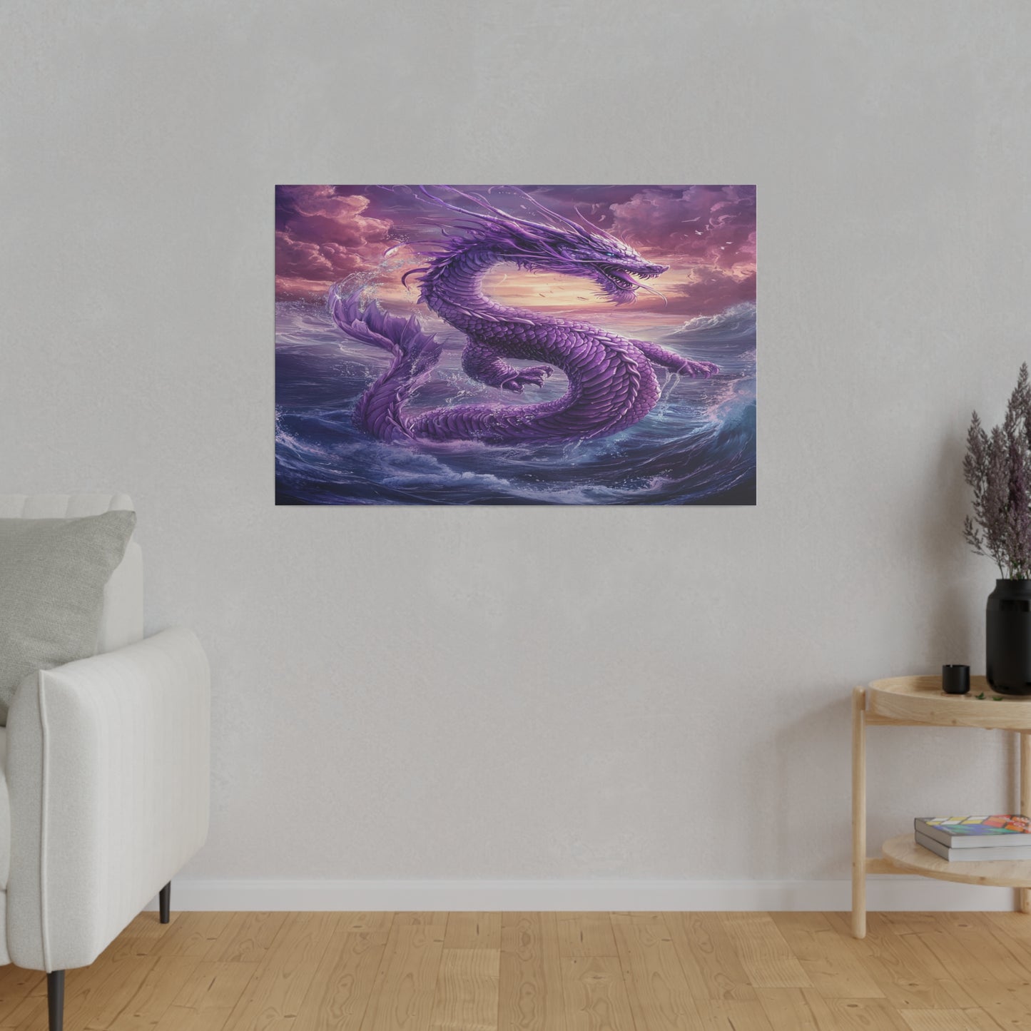 Stormcrest Leviathan Matte Canvas Prints MysMuse - Premium Matte Canvas Prints from MysMuse - Just $41.99! Shop now at Mysterious Muse