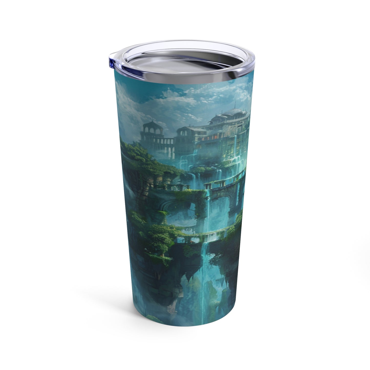 Floating Islands Steel Tumbler Drinkware MysMuse - Premium Tumbler from MysMuse - Just $37.95! Shop now at Mysterious Muse