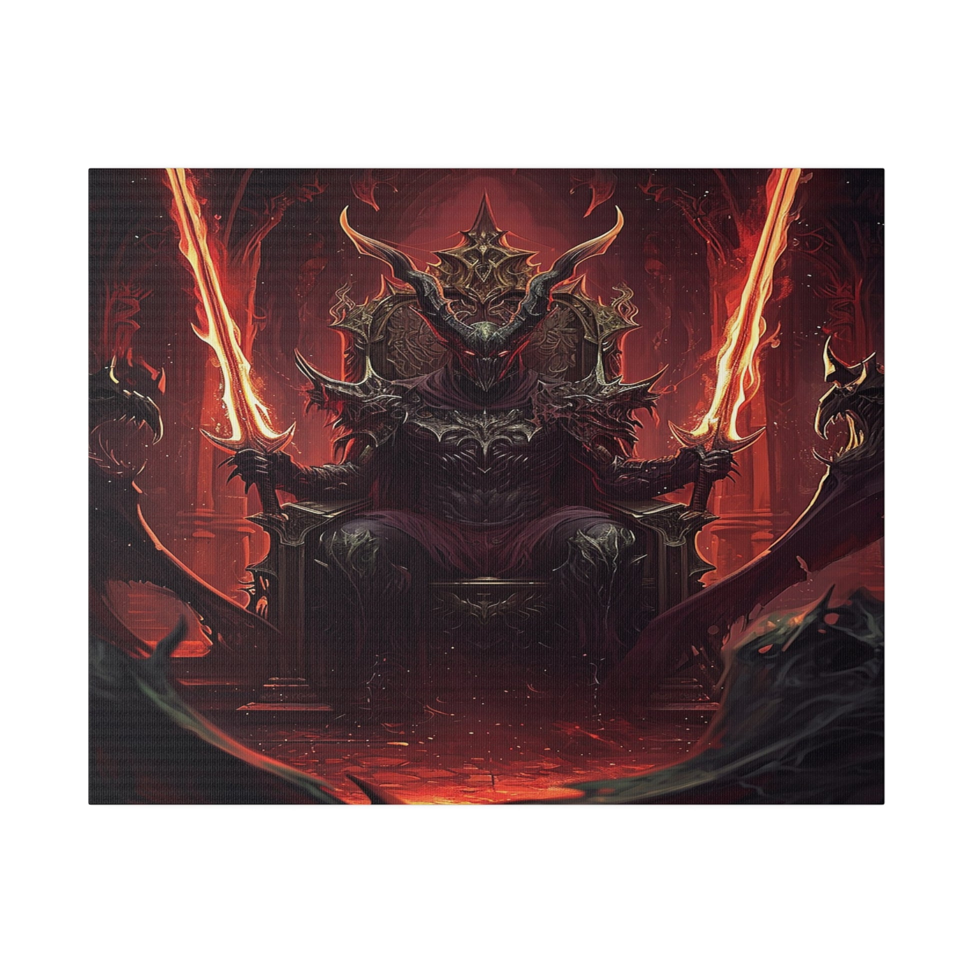 Demonic Dynasty Matte Canvas Prints MysMuse - Premium Matte Canvas Prints from MysMuse - Just $41.99! Shop now at Mysterious Muse