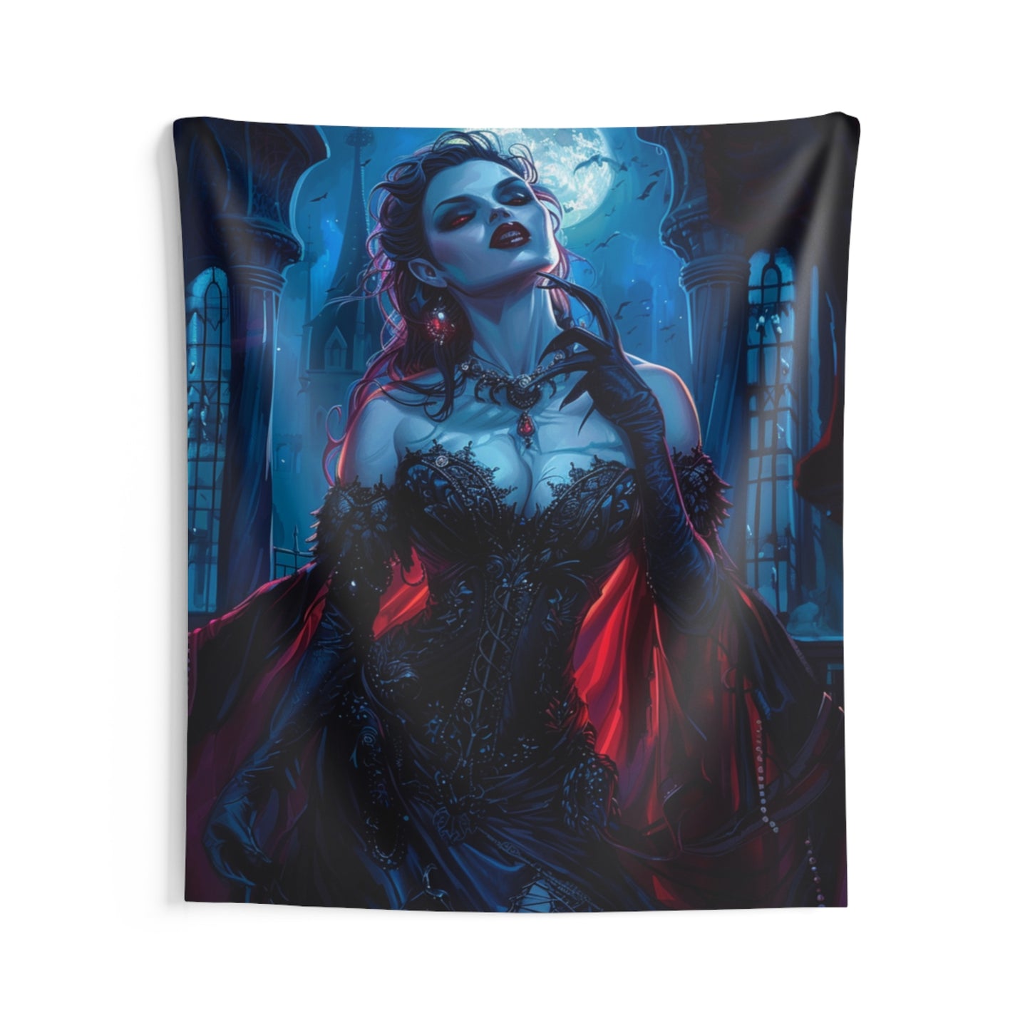 Sanguine Countess Decorative Wall Tapestry MysMuse - Premium Decorative Wall Tapestry from MysMuse - Just $26.99! Shop now at Mysterious Muse