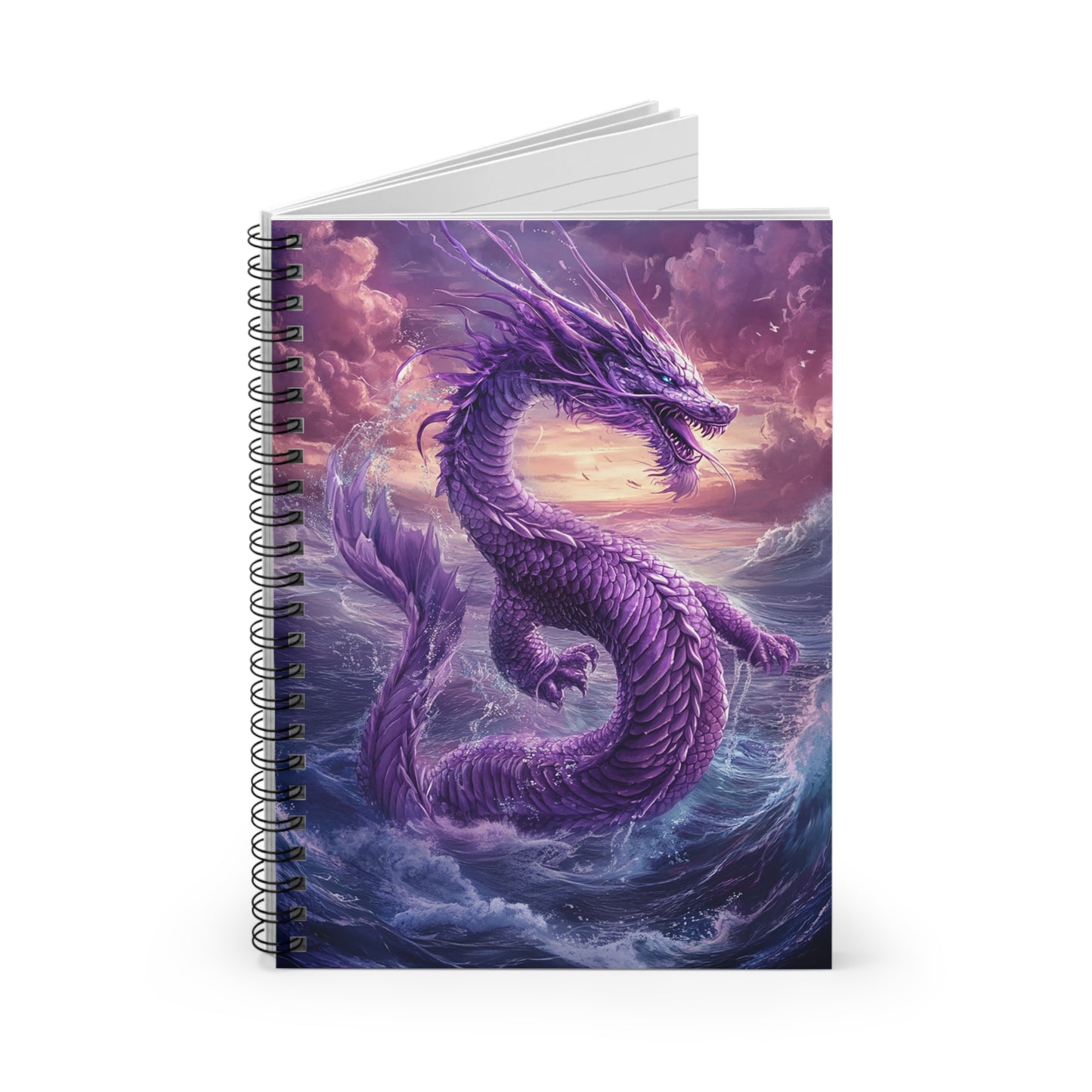 Stormcrest Leviathan Spiral Notebook MysMuse - Premium Spiral Notebook from MysMuse - Just $14.99! Shop now at Mysterious Muse