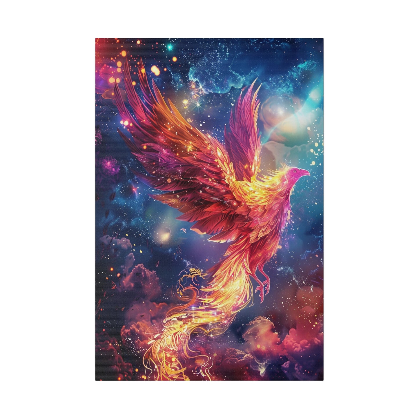 Astral Phoenix Matte Canvas Prints MysMuse - Premium Matte Canvas Prints from MysMuse - Just $41.99! Shop now at Mysterious Muse