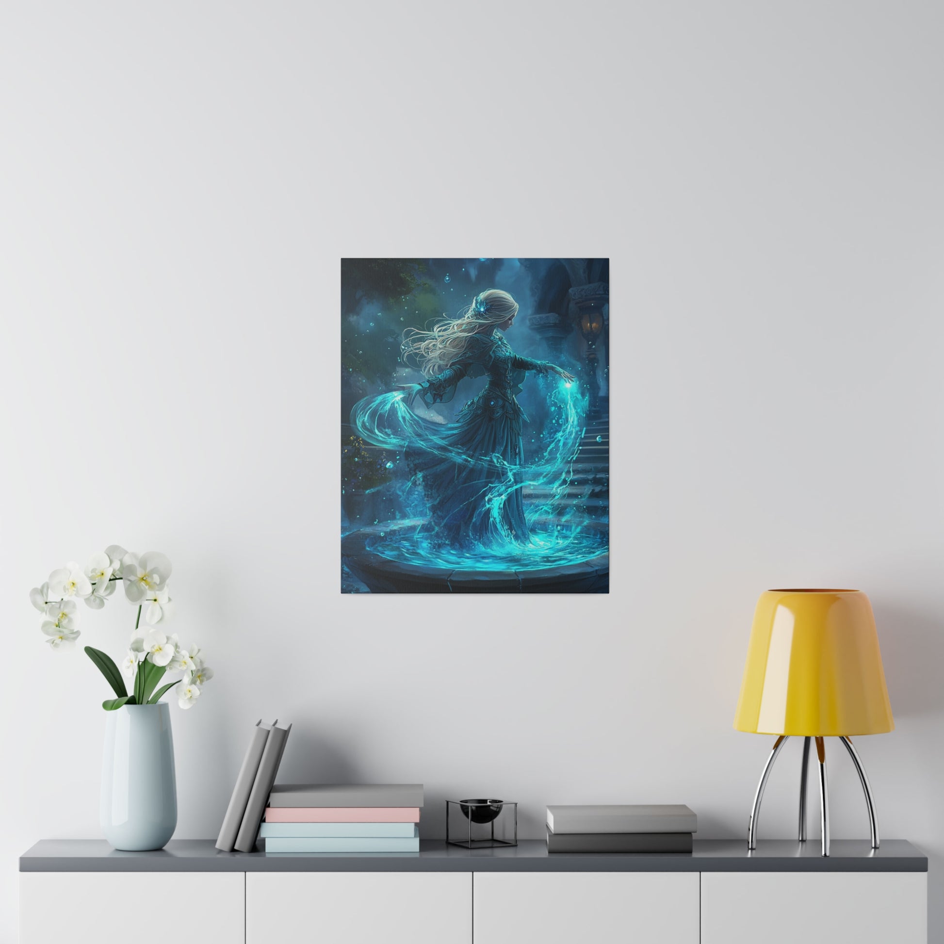 Tidecaller Enchantress Matte Canvas Prints MysMuse - Premium Matte Canvas Prints from MysMuse - Just $41.99! Shop now at Mysterious Muse