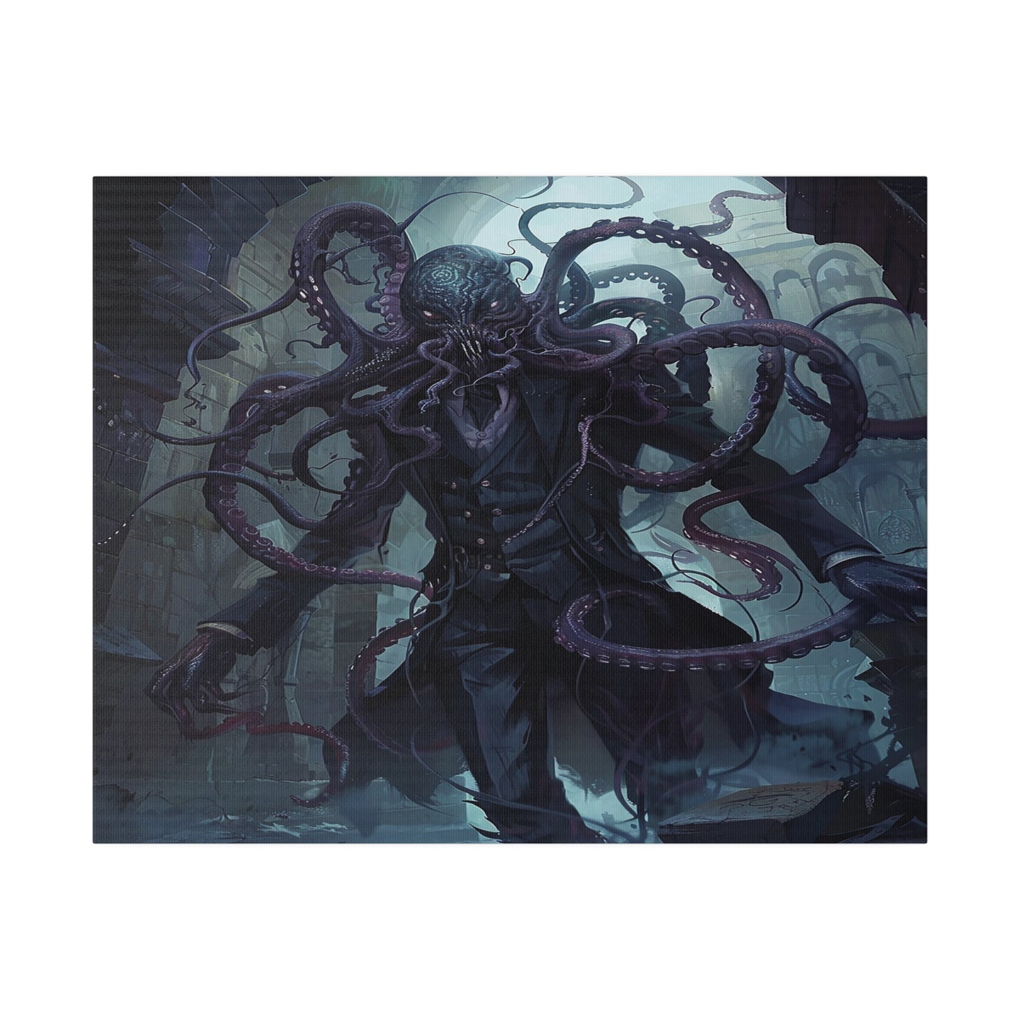 Mindflayer Tyrant Matte Canvas Prints MysMuse - Premium Matte Canvas Prints from MysMuse - Just $41.99! Shop now at Mysterious Muse