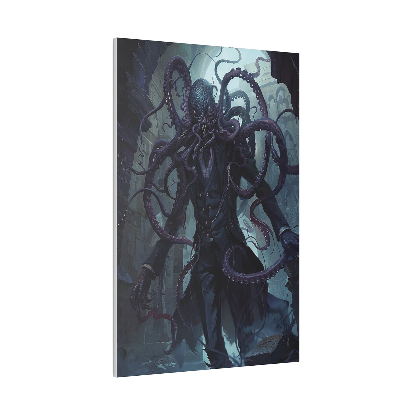 Mindflayer Tyrant Matte Canvas Prints MysMuse - Premium Matte Canvas Prints from MysMuse - Just $41.99! Shop now at Mysterious Muse