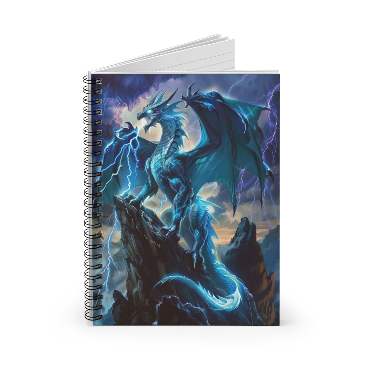 Thunder Dragon’s Throne Spiral Notebook MysMuse - Premium Spiral Notebook from MysMuse - Just $14.99! Shop now at Mysterious Muse