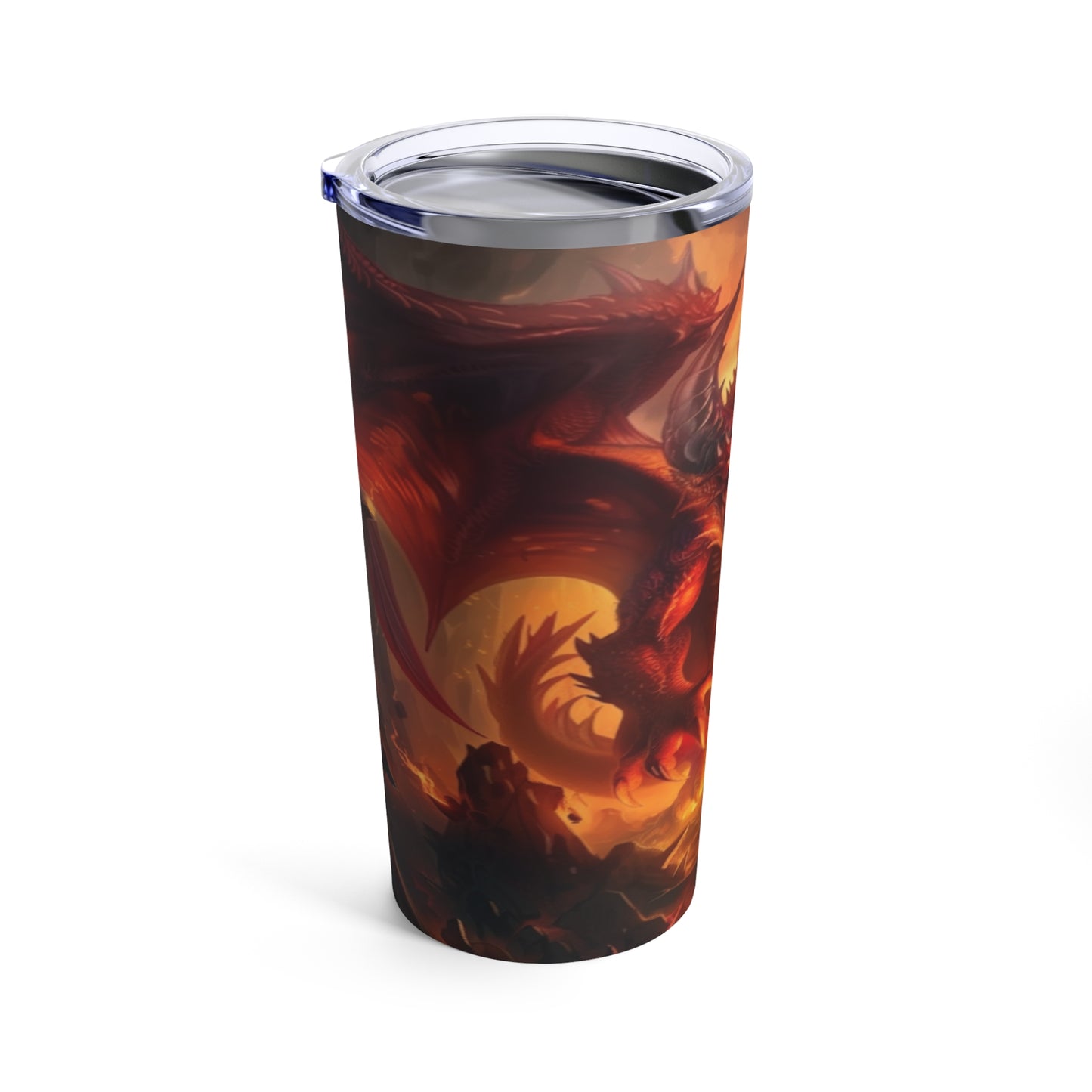 Dragon’s Inferno Steel Tumbler Drinkware MysMuse - Premium Tumbler from MysMuse - Just $37.95! Shop now at Mysterious Muse