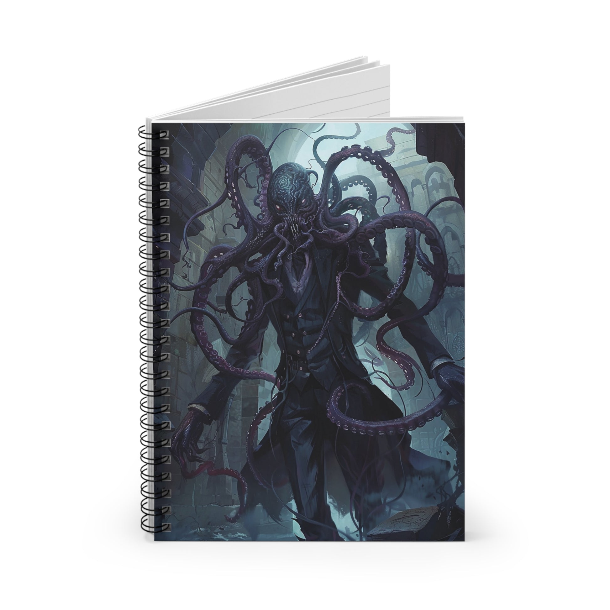 Mindflayer Tyrant Spiral Notebook MysMuse - Premium Spiral Notebook from MysMuse - Just $14.99! Shop now at Mysterious Muse