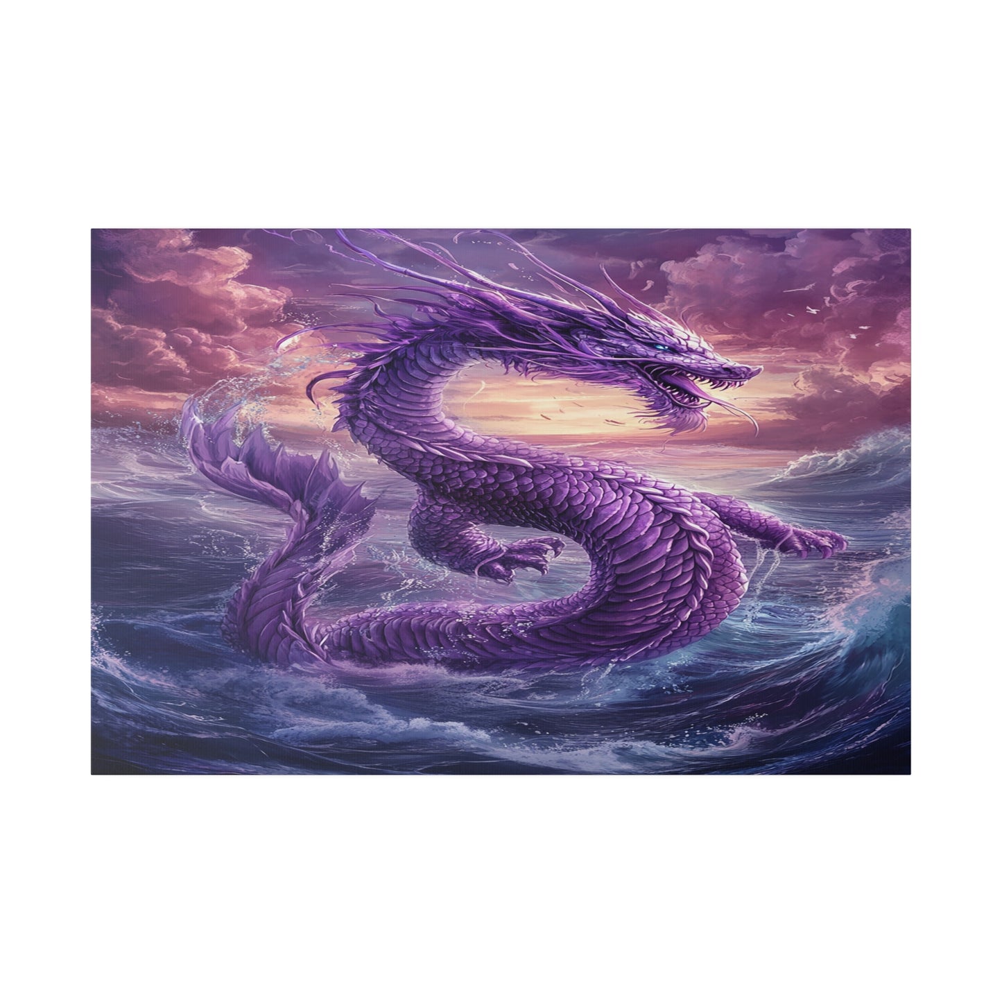 Stormcrest Leviathan Matte Canvas Prints MysMuse - Premium Matte Canvas Prints from MysMuse - Just $41.99! Shop now at Mysterious Muse