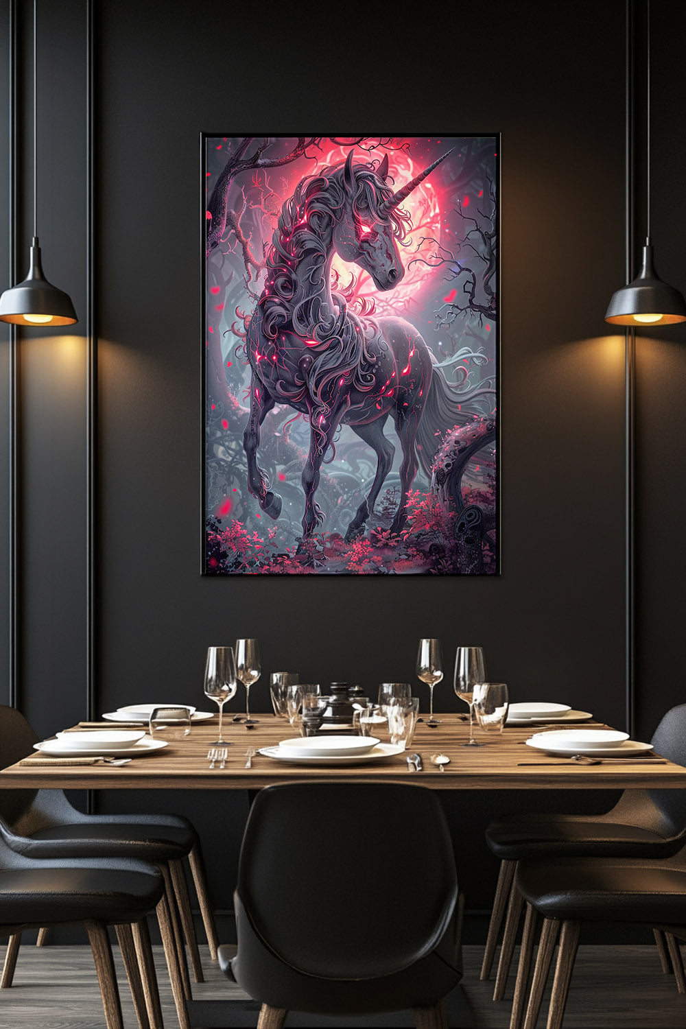 Nightmare Unicorn Matte Vertical Posters MysMuse. - Premium Matte Vertical Posters from MysMuse - Just $16.95! Shop now at Mysterious Muse