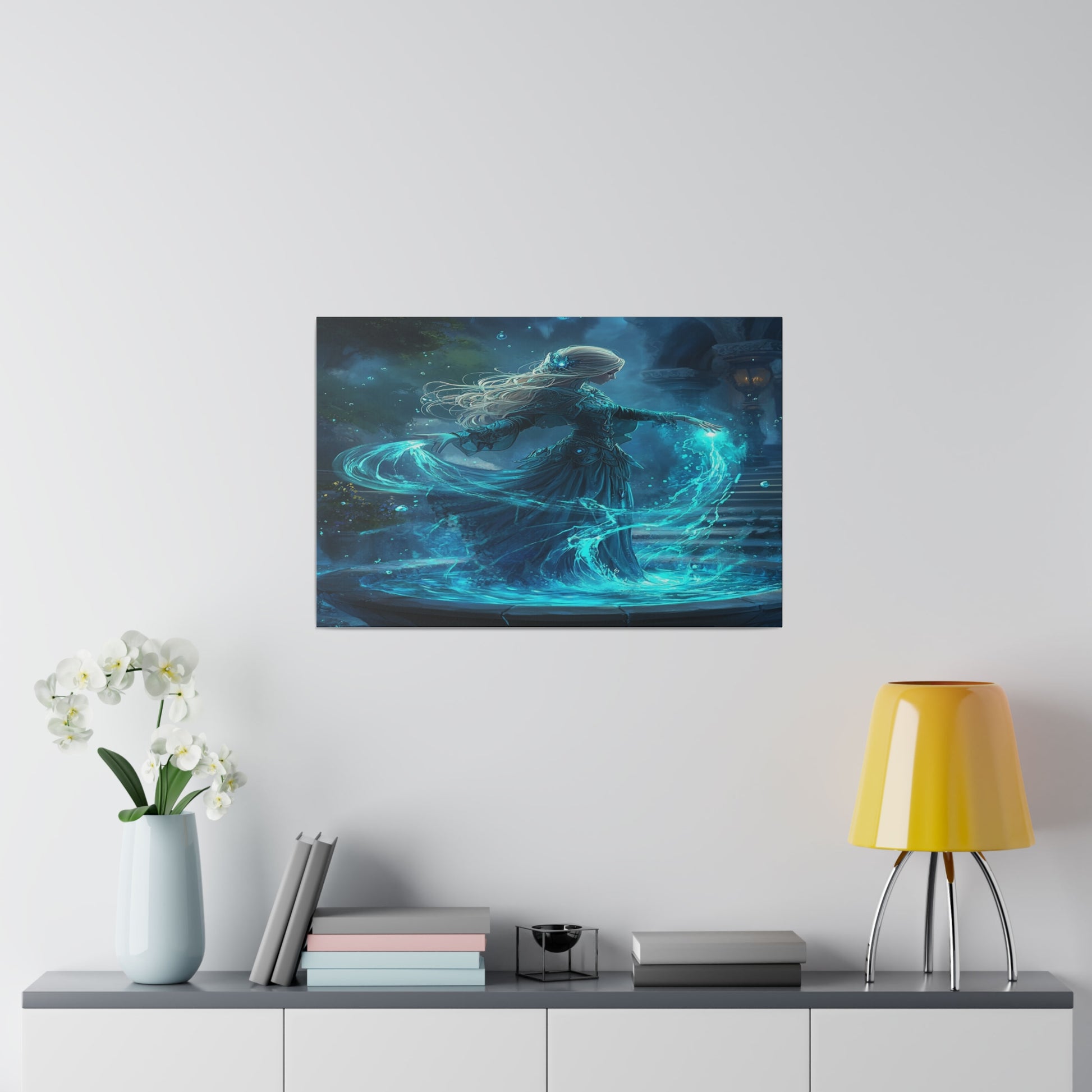 Tidecaller Enchantress Matte Canvas Prints MysMuse - Premium Matte Canvas Prints from MysMuse - Just $41.99! Shop now at Mysterious Muse