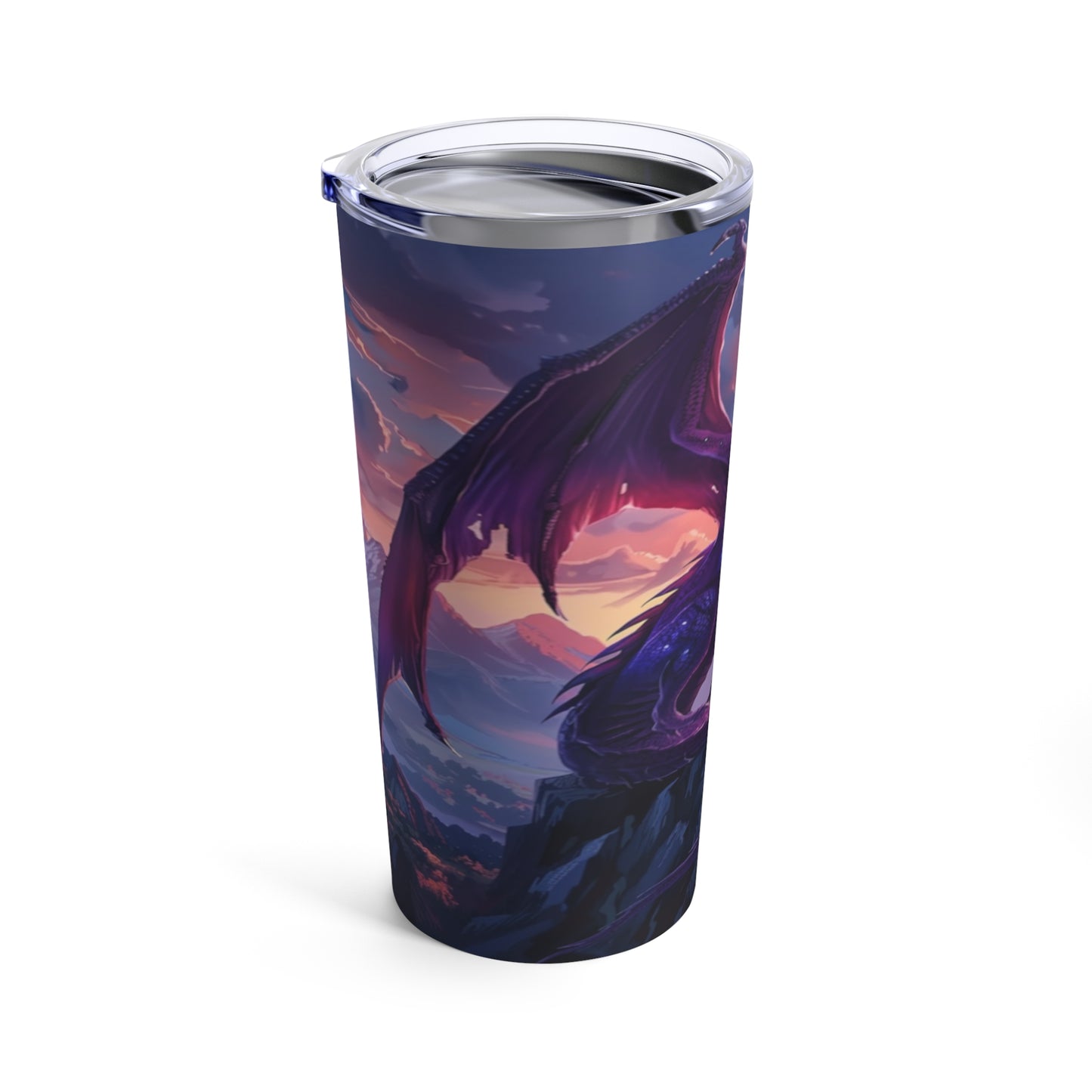 Dusk Dragon Steel Tumbler Drinkware MysMuse - Premium Tumbler from MysMuse - Just $37.95! Shop now at Mysterious Muse