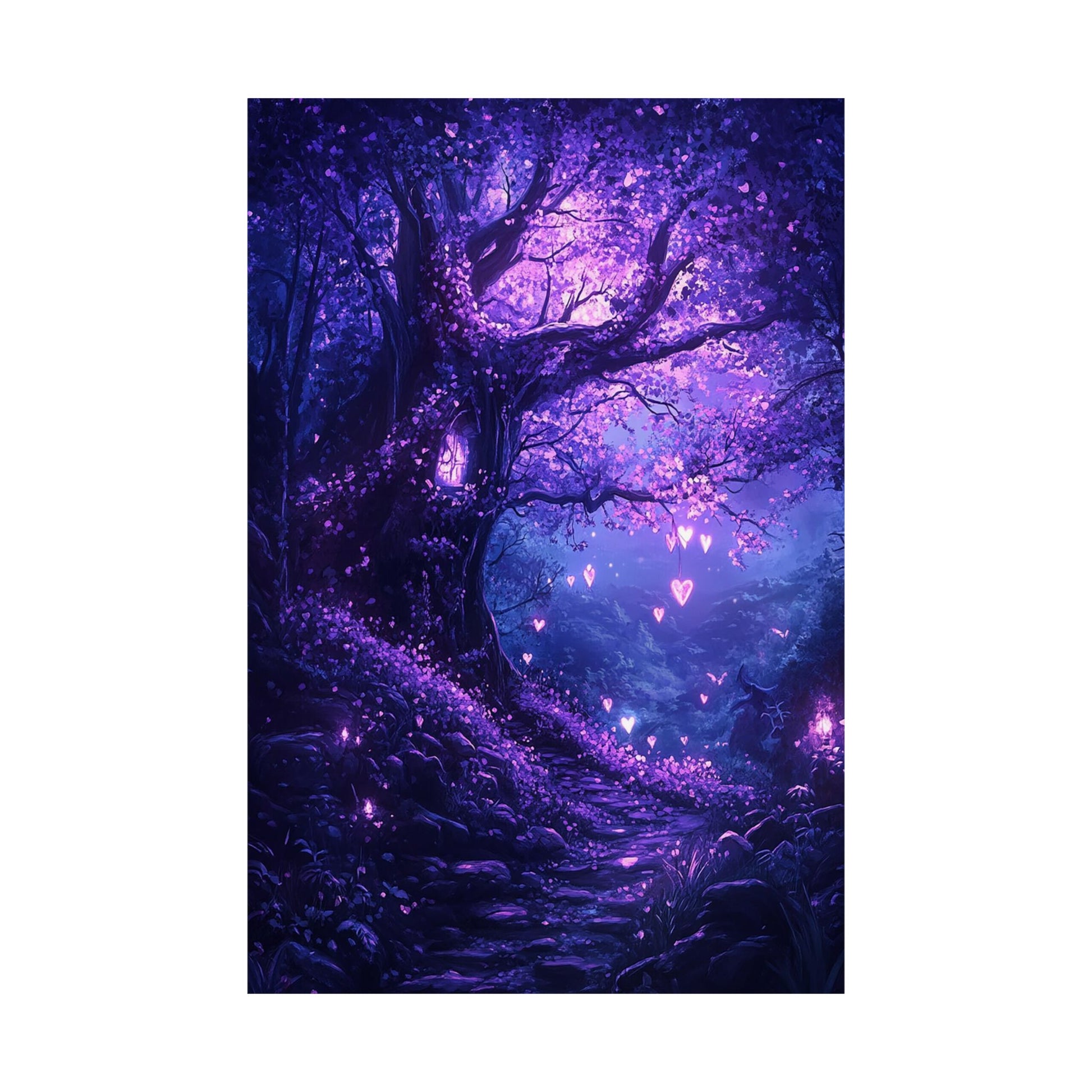 Luminary Hearts Path Matte Vertical Posters MysMuse. - Premium Matte Vertical Posters from MysMuse - Just $16.95! Shop now at Mysterious Muse