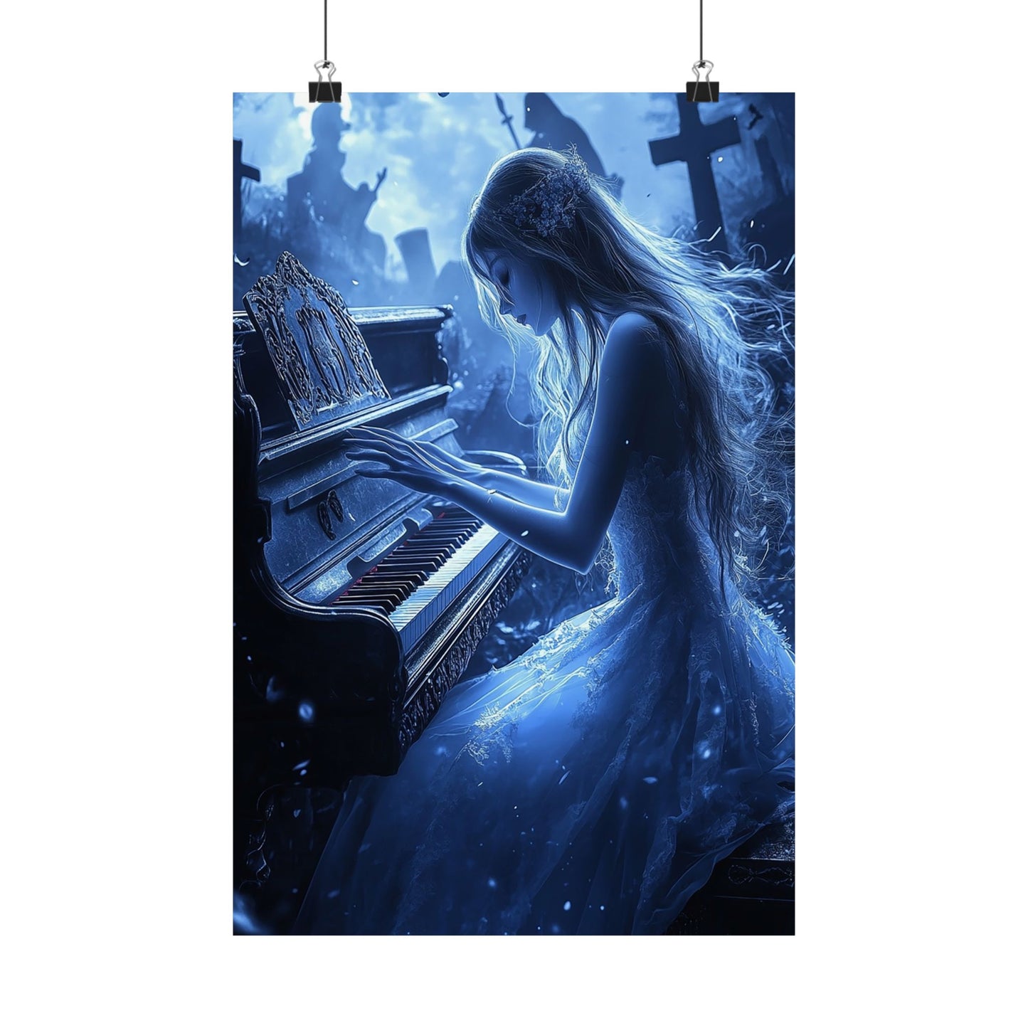 Midnight Serenade Matte Vertical Posters MysMuse. - Premium Matte Vertical Posters from MysMuse - Just $16.95! Shop now at Mysterious Muse