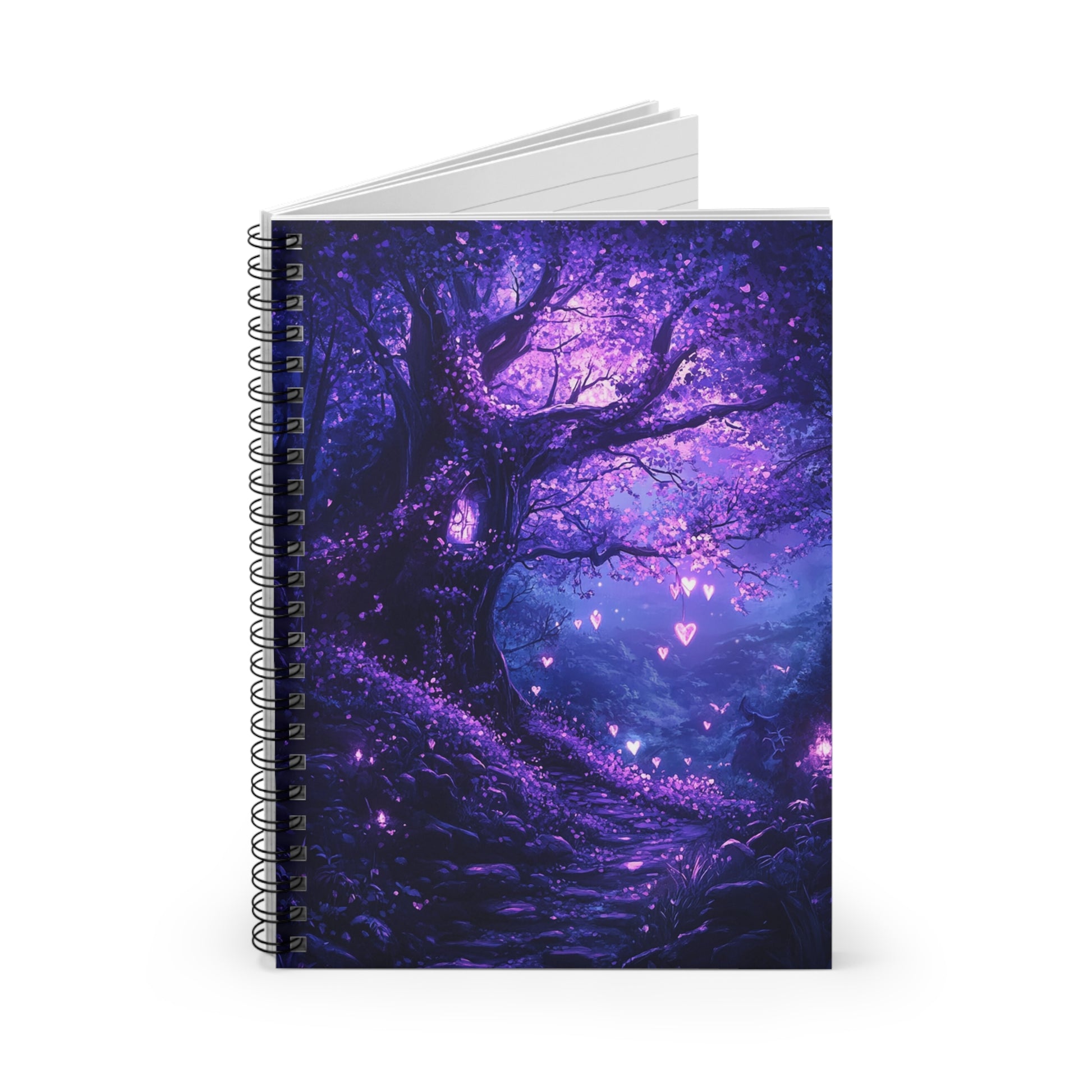 Luminary Hearts Path Spiral Notebook MysMuse - Premium Spiral Notebook from MysMuse - Just $14.99! Shop now at Mysterious Muse