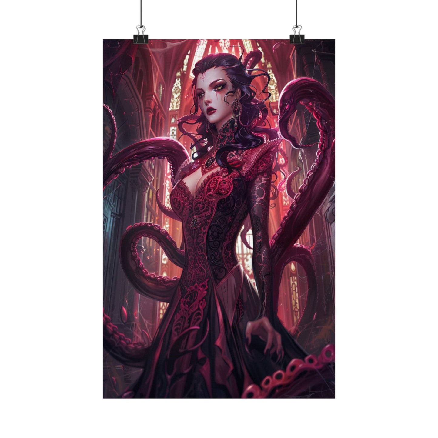 Bloodborne Sorceress Matte Vertical Posters MysMuse. - Premium Matte Vertical Posters from MysMuse - Just $16.95! Shop now at Mysterious Muse