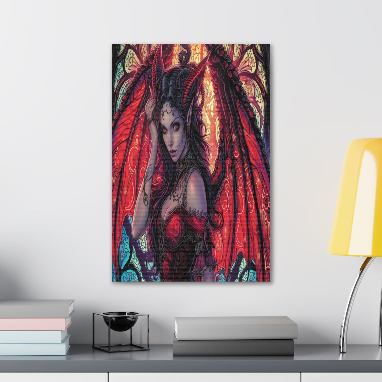 Scarlet Succubus Canvas Gallery Wraps MysMuse - Premium Canvas Gallery Wraps from MysMuse - Just $16.99! Shop now at Mysterious Muse