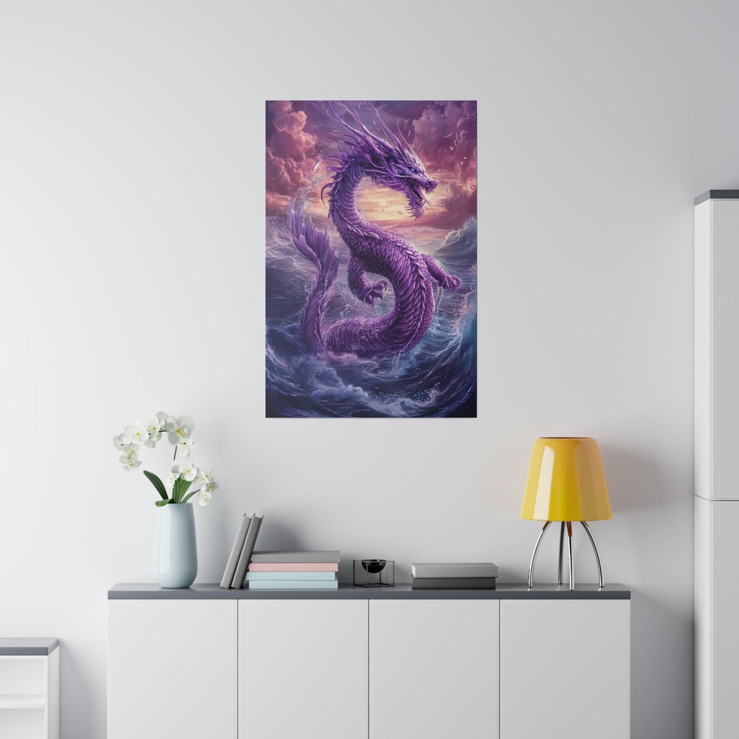 Stormcrest Leviathan Matte Canvas Prints MysMuse - Premium Matte Canvas Prints from MysMuse - Just $41.99! Shop now at Mysterious Muse