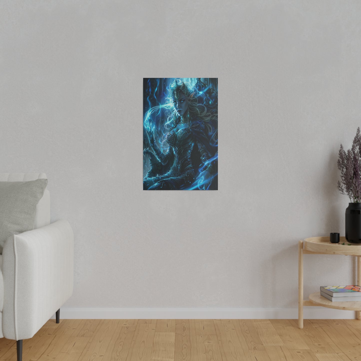 Frostborn Elven Empress Matte Canvas Prints MysMuse - Premium Matte Canvas Prints from MysMuse - Just $41.99! Shop now at Mysterious Muse