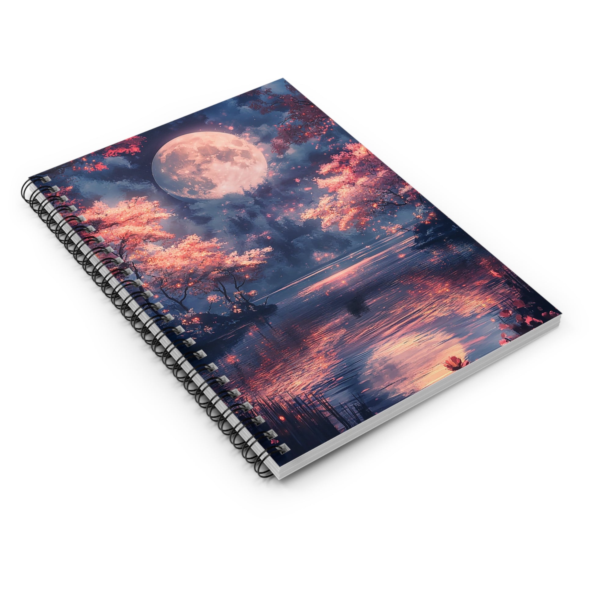 Celestial Reflections Spiral Notebook MysMuse - Premium Spiral Notebook from MysMuse - Just $14.99! Shop now at Mysterious Muse