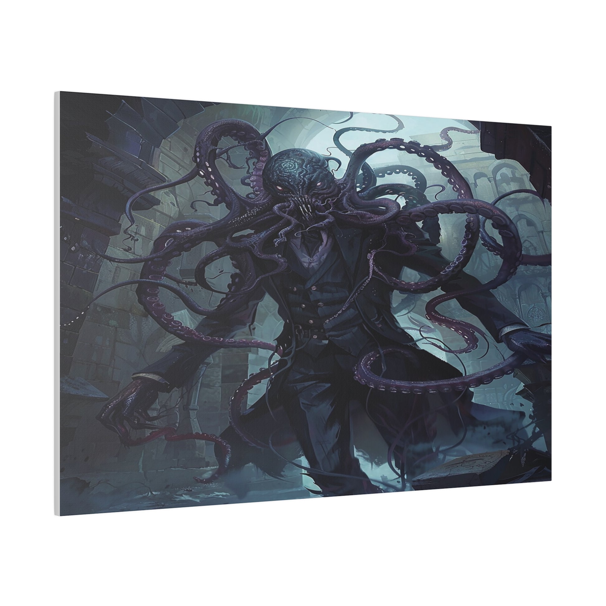 Mindflayer Tyrant Matte Canvas Prints MysMuse - Premium Matte Canvas Prints from MysMuse - Just $41.99! Shop now at Mysterious Muse