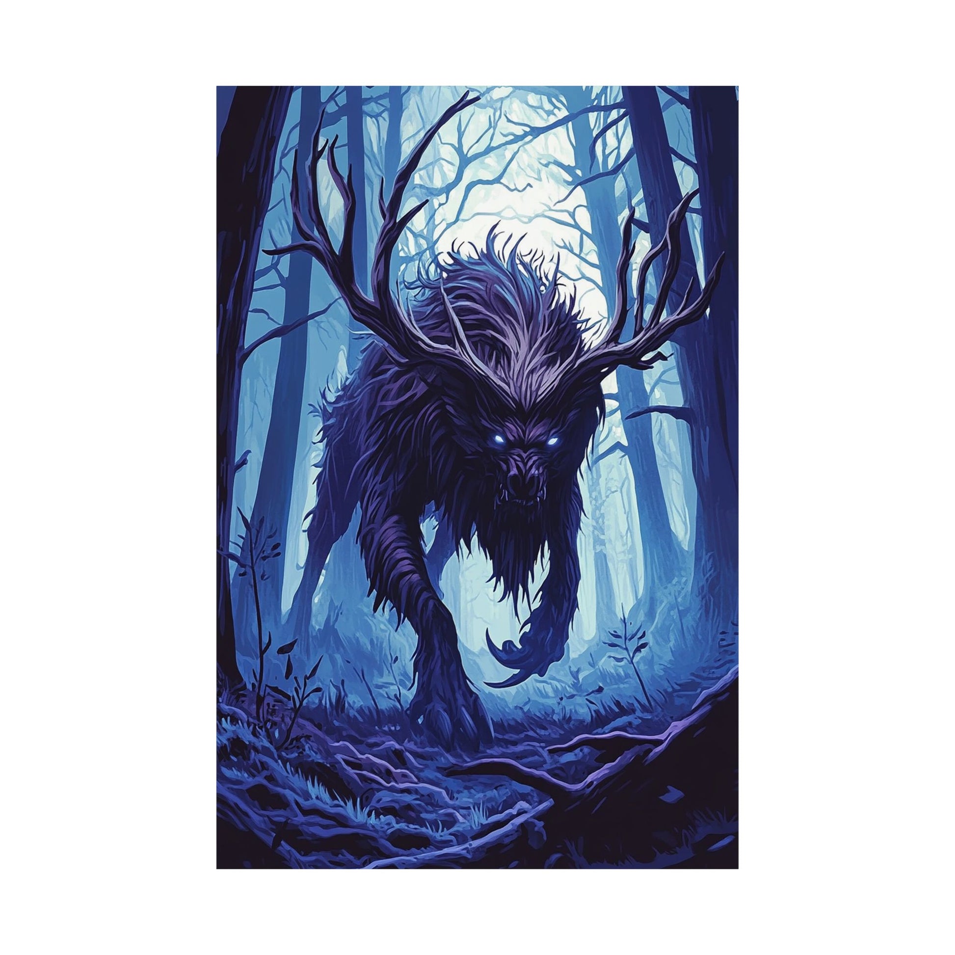 Ebonwood Shadowbeast Matte Vertical Posters MysMuse. - Premium Matte Vertical Posters from MysMuse - Just $16.95! Shop now at Mysterious Muse