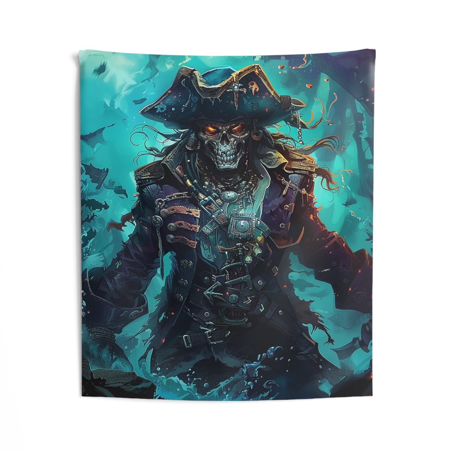 Captain of the Damned Decorative Wall Tapestry MysMuse - Premium Decorative Wall Tapestry from MysMuse - Just $26.99! Shop now at Mysterious Muse